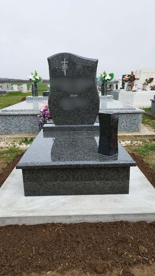 Egyszerű sírhely megjelenés